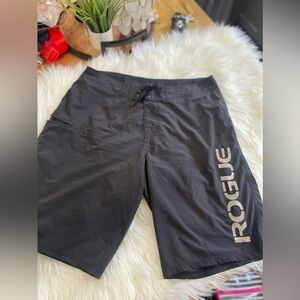 ROGUE FITNESS Swim Trunks Mens Sz 36  Gym Training Shorts